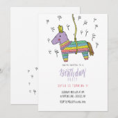 Einladung von Piñata (Vorne/Hinten)