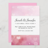 Einladung von Pink Hearts (Vorne/Hinten)