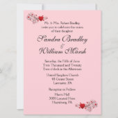 Einladung von Pink Hearts (Vorderseite)