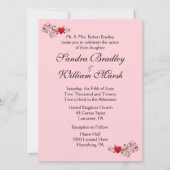 Einladung von Pink Hearts (Vorderseite)