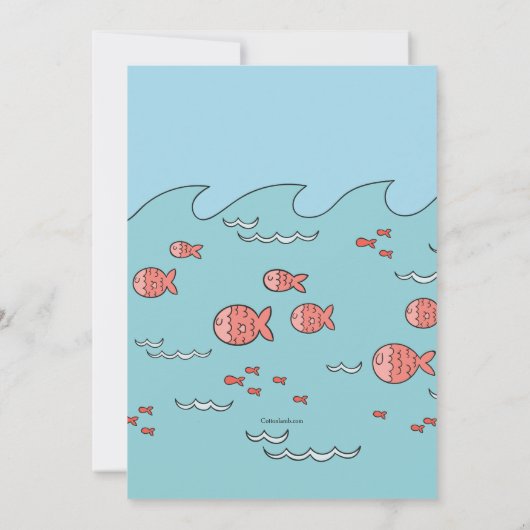 Einladung von Pink Little Fish (Rückseite)