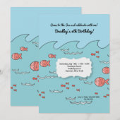 Einladung von Pink Little Fish (Vorne/Hinten)