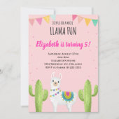 Einladung von Pink Llama (Vorderseite)