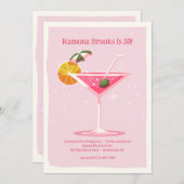 Einladung von Pink Martini (Vorne/Hinten)