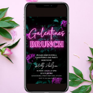 Einladung von Pink Neon Galentine