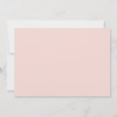 Einladung von Pink Peony Floral Save the Date (Rückseite)