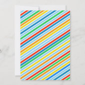 Einladung von Pinwheel Birthday (Rückseite)