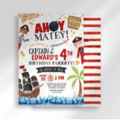 Einladung von Pirate Birthday