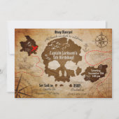 Einladung von Pirate Map (Vorderseite)