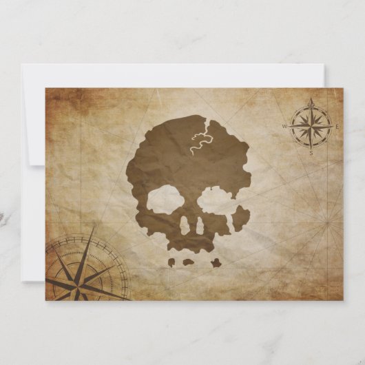 Einladung von Pirate Map (Rückseite)