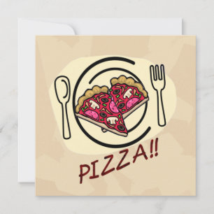 Einladung von Pizza Party Child zum Geburtstag