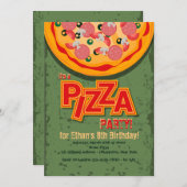 Einladung von Pizza Pie (Vorne/Hinten)