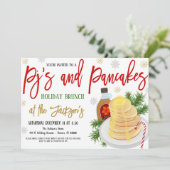 Einladung von Pjs und Pancakes (Stehend Vorderseite)