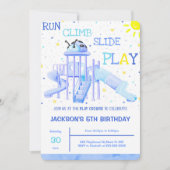 Einladung von Playground Geburtstag (Vorderseite)