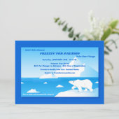 Einladung von Polar Bear Jump (Stehend Vorderseite)