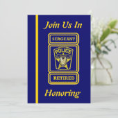 Einladung von Polizeibeamten zur Einberufung des R (Stehend Vorderseite)