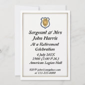 Einladung von Polizeibeamten zur Einberufung des R (Rückseite)