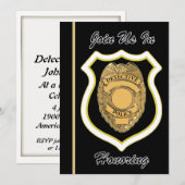 Einladung von Polizeibeamten zur Einberufung des R (Vorne/Hinten)