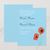 Einladung von Poppy (Vorne/Hinten)