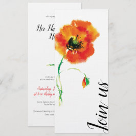 Einladung von Poppy Wedding
