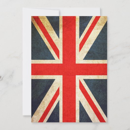 Einladung von Posh Union Jack Custom (Vertikal) (Vorderseite)