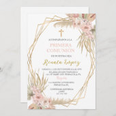 Einladung von Primera comunión. (Vorne/Hinten)