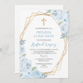 Einladung von Primera comunión. (Vorne/Hinten)