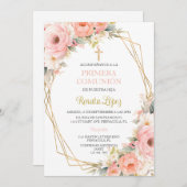 Einladung von Primera comunión. (Vorne/Hinten)