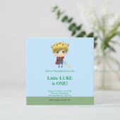 Einladung von Prince Birthday (Stehend Vorderseite)