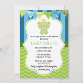 Einladung von Prince Frog Baby Shower (Vorderseite)