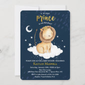 Einladung von Prince Lion Baby Shower (Vorderseite)