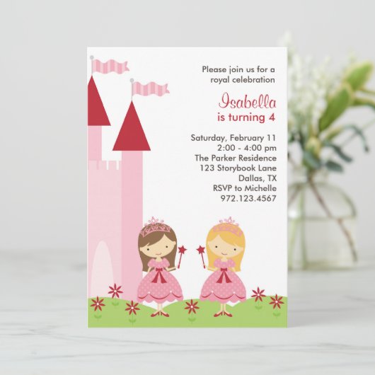 Einladung von Princess (Stehend Vorderseite)