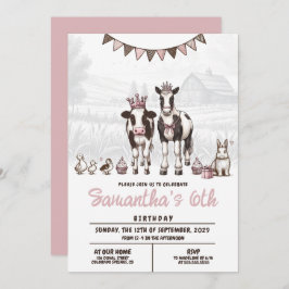 Einladung von Princess Animals zum Geburtstag