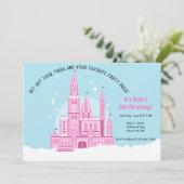 Einladung von Princess Ball zum Geburtstag (Stehend Vorderseite)