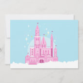 Einladung von Princess Ball zum Geburtstag (Rückseite)