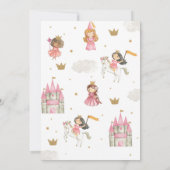 Einladung von Princess Birthday (Rückseite)