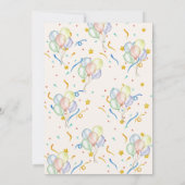 Einladung von Princess Birthday (Rückseite)