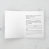 Einladung von Princess Birthday (Innenseite)