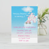 Einladung von Princess Castle (Stehend Vorderseite)