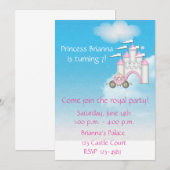 Einladung von Princess Castle (Vorne/Hinten)