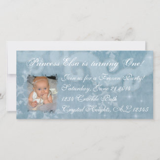 Einladung von Princess Elsa, gefroren