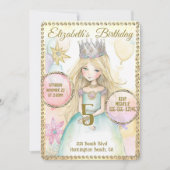 Einladung von Princess Fairy Birthday (Vorderseite)