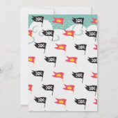 Einladung von Princess Pirate (Rückseite)