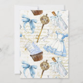 Einladung von Princess zum ersten Geburtstag (Rückseite)