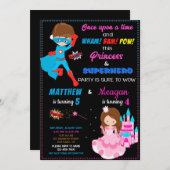 Einladung von Princess zum Geburtstag von Superhel (Vorne/Hinten)