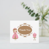 Einladung von Prinzessin Birthday Party (Stehend Vorderseite)