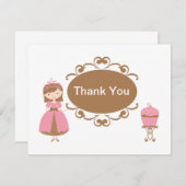 Einladung von Prinzessin Birthday Party (Vorne/Hinten)