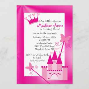 Einladung von Prinzessin Birthday Party