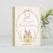 Einladung von Prinzessin, Prinzessin zum Geburtsta (Stehend Vorderseite)