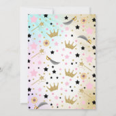 Einladung von Prinzessin und Pirate zum Geburtstag (Rückseite)